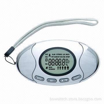 Multifunction Body Fat Analyzer Pedometer, According to Your Height/Weight/Age/Sex, Step Counter